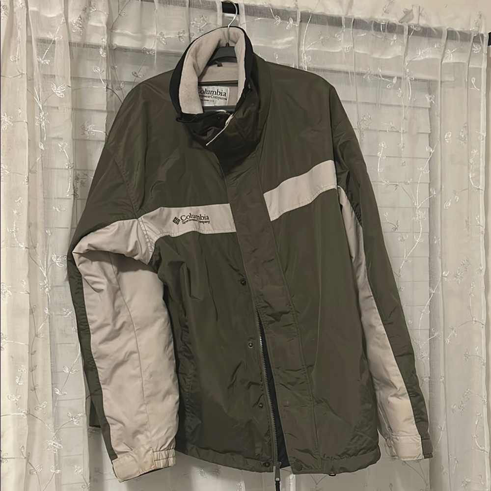 Columbia Olive and Beige Jacket